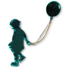 Acrylic Balloon Boy Brooch