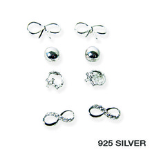 Silver Mini Earrings 1