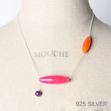 Mobil Silver Necklace
