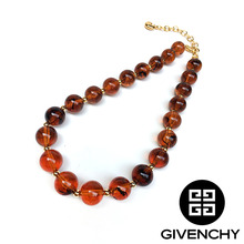 Givenchy Brown Ball Necklace