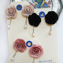 Rose Lace Earring