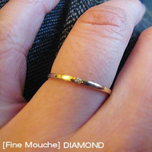 [FIne Mouche] 0.02ct Diamond Ring