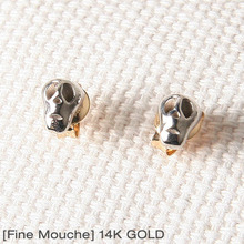 [FineMouche]14k Skull Earring