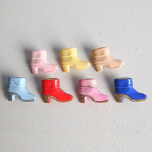 [HeCollection] Vivid Ankle Boots Brooch